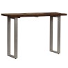 Table console Bois de récupération et acier 120x35x76 cm 