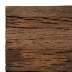 Table console Bois de récupération et acier 120x35x76 cm 