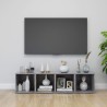 Meubles TV 4 pcs gris béton 37x35x37 cm bois d’ingénierie 