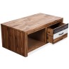 Table basse Bois d'acacia massif 90x50x37,5 cm 
