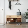 Banc à chaussures chêne sonoma 102x35x55 cm bois d'ingénierie 