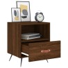 Tables de chevet 2 pcs chêne marron 40x35x47,5 cm 