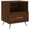 Tables de chevet 2 pcs chêne marron 40x35x47,5 cm 
