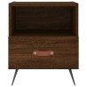 Tables de chevet 2 pcs chêne marron 40x35x47,5 cm 