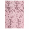Tapis Shaggy à poils longs NAVARRA rose poudré 200x290 cm 