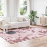Tapis Shaggy à poils longs NAVARRA rose poudré 200x290 cm 
