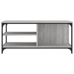 Table basse Sonoma gris 100x50x45 cm Bois d'ingénierie 