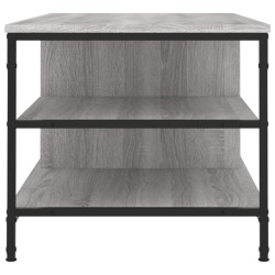Table basse Sonoma gris 100x50x45 cm Bois d'ingénierie 