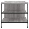 Table basse Sonoma gris 100x50x45 cm Bois d'ingénierie 