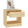 Tables de chevet 2 pcs 40x31x40 cm bois de pin massif 