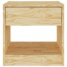 Tables de chevet 2 pcs 40x31x40 cm bois de pin massif 