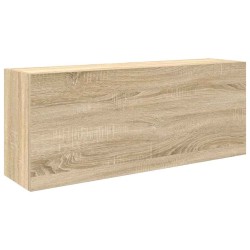 Armoire murale de bain chêne sonoma 100x25x40cm bois ingénierie 