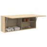 Armoire murale de bain chêne sonoma 100x25x40cm bois ingénierie 