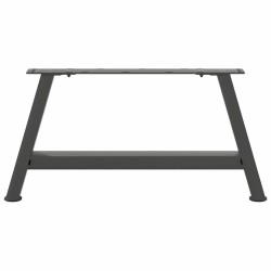 Pieds de table basse en forme de A 2 pièces Anthracite 70 x (30-31) cm Acier 