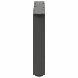 Pieds de table basse en forme de A 2 pièces Anthracite 70 x (30-31) cm Acier 