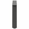 Pieds de table basse en forme de A 2 pièces Anthracite 70 x (30-31) cm Acier 