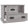 Table de chevet sonoma gris 60x39x45 cm 