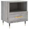 Tables de chevet 2 pcs sonoma gris 40x35x47,5 cm 