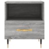 Tables de chevet 2 pcs sonoma gris 40x35x47,5 cm 