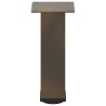 Pieds de table basse 4 pièces Acier naturel 30-32 cm Acier 