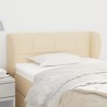 Tête de lit avec oreilles Crème 83x23x78/88 cm Tissu 