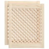 Portes d'armoires en treillis 2 pcs 49,5x61,5 cm pin massif 
