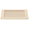 Portes d'armoires en treillis 2 pcs 49,5x61,5 cm pin massif 