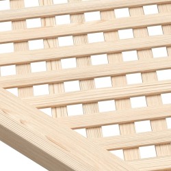 Portes d'armoires en treillis 2 pcs 49,5x61,5 cm pin massif 