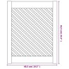Portes d'armoires en treillis 2 pcs 49,5x61,5 cm pin massif 
