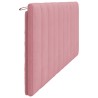 Coussin de tête de lit rose 200 cm velours 