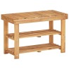 Range-chaussures 70x32x46 cm Bois d'acacia massif 