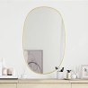 Miroir mural Doré 80x50 cm 