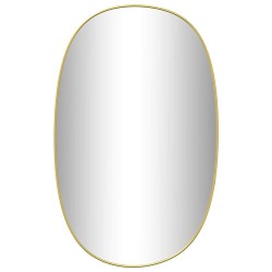 Miroir mural Doré 80x50 cm 