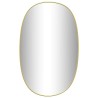 Miroir mural Doré 80x50 cm 