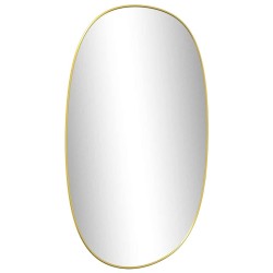 Miroir mural Doré 80x50 cm 