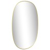 Miroir mural Doré 80x50 cm 