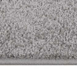 Tapis à poils courts 140x200 cm Gris 