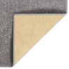 Tapis à poils courts 140x200 cm Gris 