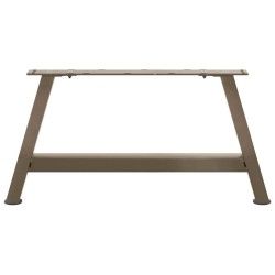 Pieds de table basse en forme de A, 2 pièces, 70 x (30-31) cm, acier 