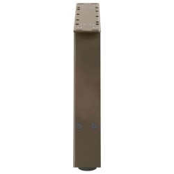 Pieds de table basse en forme de A, 2 pièces, 70 x (30-31) cm, acier 