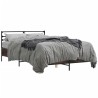 Cadre de lit sans matelas chêne marron 140x200 cm 