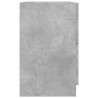 Armoire d'évier gris béton 40x37x59 cm bois d'ingénierie 