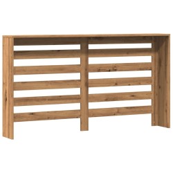 Cache-radiateur chêne artisanal 149x20x82 cm bois d'ingénierie 