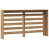 Cache-radiateur chêne artisanal 149x20x82 cm bois d'ingénierie 