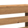 Cache-radiateur chêne artisanal 149x20x82 cm bois d'ingénierie 