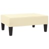 Repose-pied Crème 78x56x32 cm Similicuir  