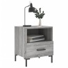 Tables de chevet 2 pcs sonoma gris 40x35x47,5 cm 