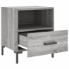 Tables de chevet 2 pcs sonoma gris 40x35x47,5 cm 