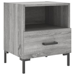 Tables de chevet 2 pcs sonoma gris 40x35x47,5 cm 