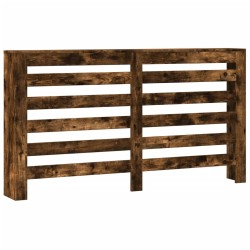Cache-radiateur chêne fumé 149x20x82 cm bois d'ingénierie 
